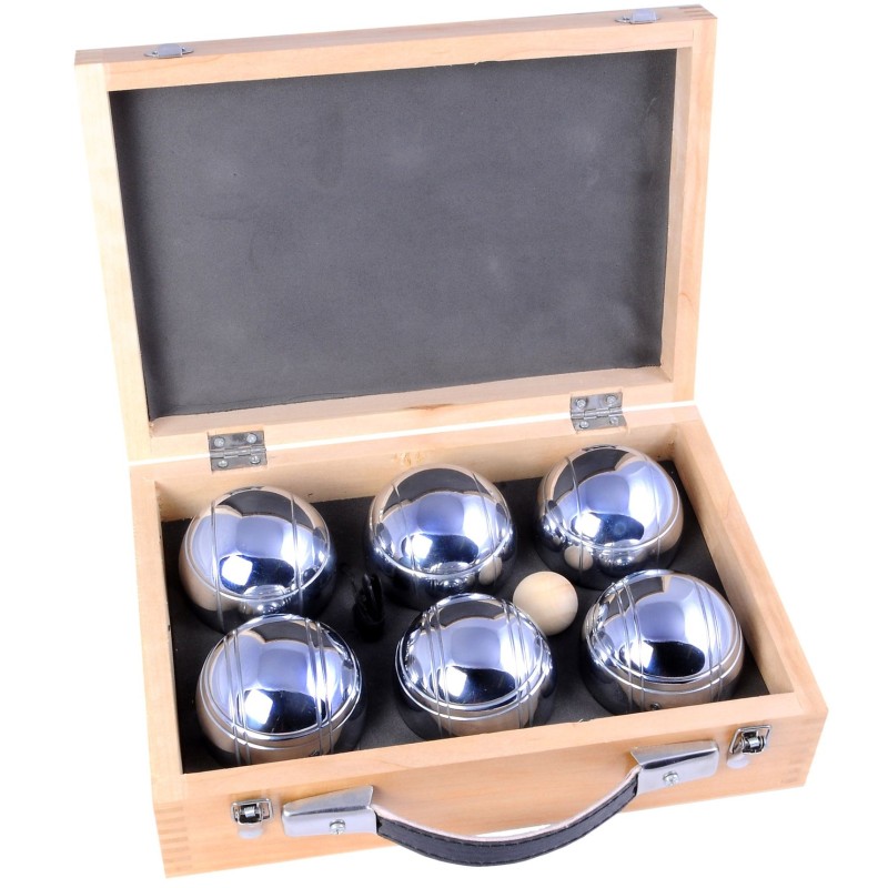 Jeu de boules de pétanque complet dans un coffret de luxe Pétanque Engelhart Age minimum ( en années ):6 ans Thèmes:sport Matièr