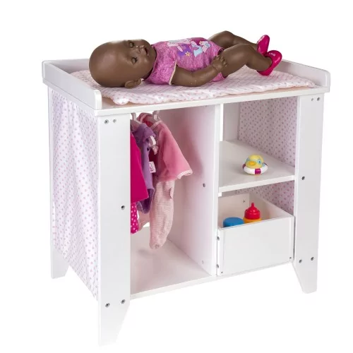 Changing Table & Storage baby doll wooden toys