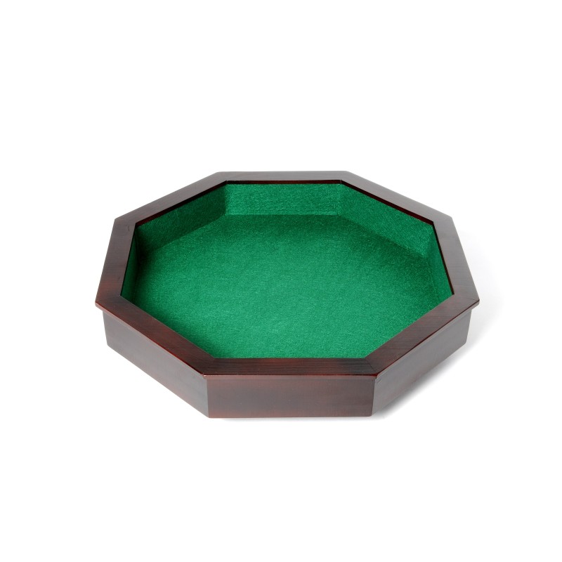 Piste de jeux de dés en bois octogonale 38,5 cm Autres jeux classiques Engelhart Age minimum ( en années ):6 ans Matière:Bois Ty