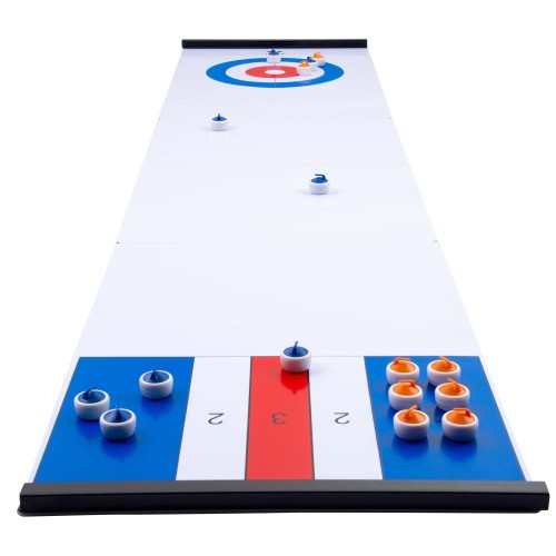 Curling compact et Palets anglais réversible Jeux de palets Engelhart Age minimum ( en années ):3 ans Thèmes:sport Matière:Plast