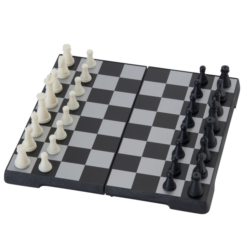 Jeu d'échecs magnétique de voyage Echecs/Dames Engelhart Longeur:16 cm Largeur:16 cm Styles:Magnétique Age minimum ( en années )