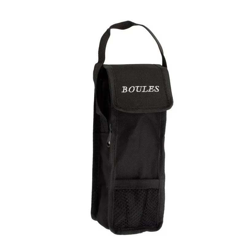 Engelhart bag for 3 boules game. This boule bag with handle