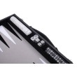 Jeu de Backgammon de luxe 38 cm, gris Backgammon Engelhart Largeur:38 cm Age minimum ( en années ):6 ans Matière:simili cuir Typ