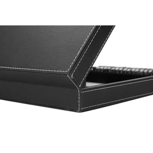 Jeu de Backgammon de luxe 38 cm, gris Backgammon Engelhart Largeur:38 cm Age minimum ( en années ):6 ans Matière:simili cuir Typ