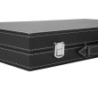 Jeu de Backgammon de luxe 38 cm, gris Backgammon Engelhart Largeur:38 cm Age minimum ( en années ):6 ans Matière:simili cuir Typ