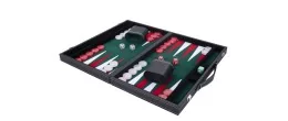 38cm Deluxe Backgammon Game, red