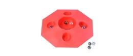 Engelhart - 502002 - Knikkerpot Murmelteller Spiel - 6 Murmeln -22 cm (Rosa)