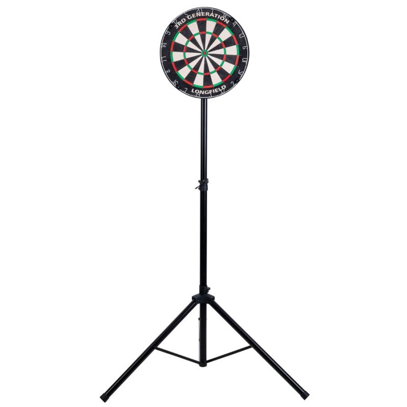 Stand de tir - Trépied lourd pour cible de fléchettes Fléchettes Engelhart Age minimum ( en années ):12 ans Thèmes:sport Matière