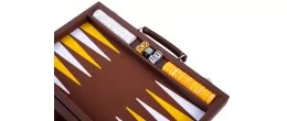 Petit Backgammon de Luxe de Voyage 11" 28 cm