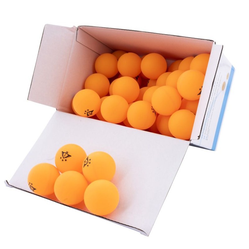48 balles de tennis de table orange 3 étoiles - 40 mm - Certifié TTC Jeux de tennis de table Engelhart 