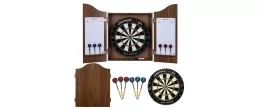 wooden dart board set
