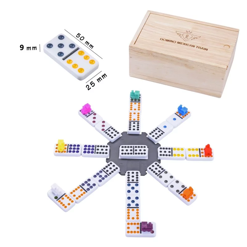 Mexican train double 12 classic dominoes