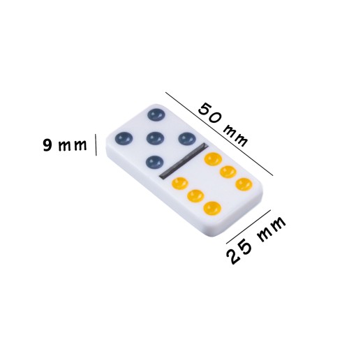 Train mexicain dominos classiques double 12 Dominos Engelhart taille