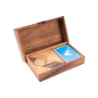 Double Tangram puzzle en bois Casse-têtes en bois Engelhart Longeur:19,2 cm Largeur:12,5 cm Profondeur:4 cm Styles:Classique Age
