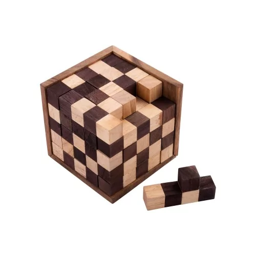 125 cubes casse-tête en bois niveau avancé difficile pour adultes
