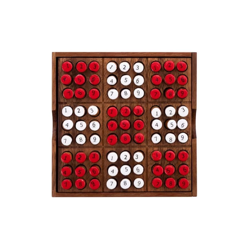 Sudoku en bois perpétuel casse tête à partir de 8 ans
