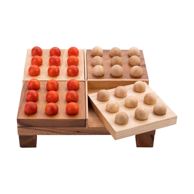 Quinto en bois Jeux de société en bois Engelhart Longeur:20,50 cm Largeur:20,50 cm Profondeur:5 cm Poids:950 g Age minimum ( en 