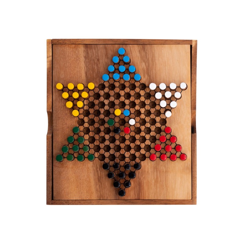 Dame chinoise en bois Jeux de société en bois Engelhart Longeur:14,30 cm Largeur:13 cm Profondeur:3 cm Poids:220 g Age minimum (