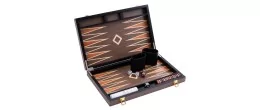 Backgammon de luxe en bois noble