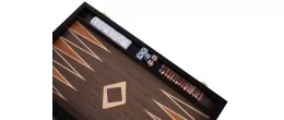 Backgammon de luxe en bois noble