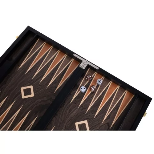 Backgammon de luxe en bois ebene