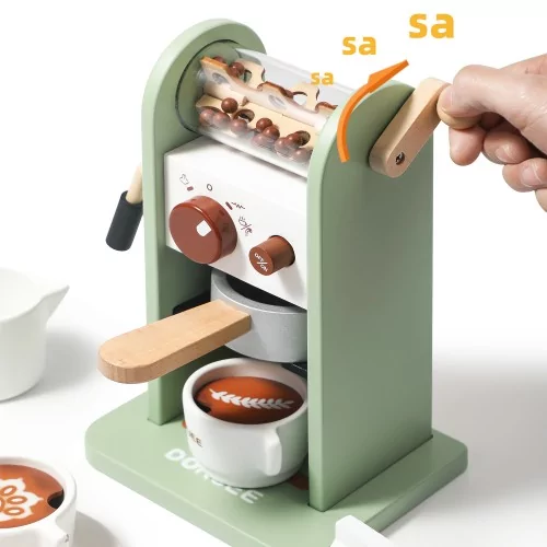 Machine à café expresso en bois