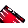 Backgammon surpiqué 18 Pouces - Rouge Noir Blanc Backgammon Engelhart Longeur:57 cm Largeur:46 cm Profondeur:3 cm Age minimum ( 