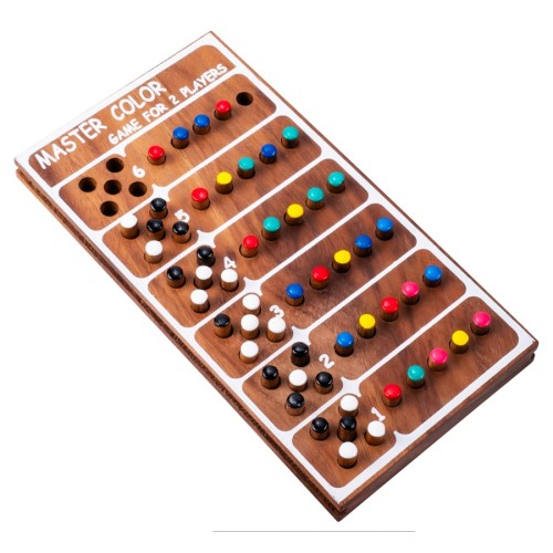 Master color bois, jeu de déduction 2 joueurs, écoresponsable