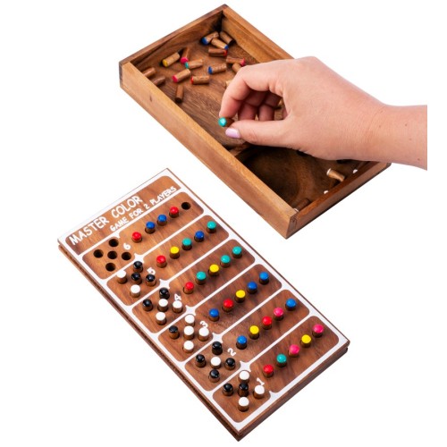 Master color bois, jeu de déduction 2 joueurs, écoresponsable