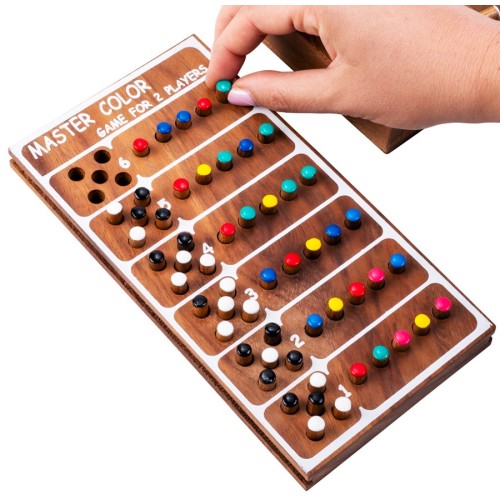 Master color jeu de code couleur en bois