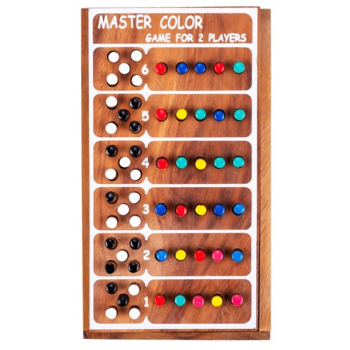 Master color jeu de société en bois
