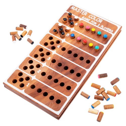 master code couleur en bois