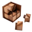 Casse tête en bois cube Crazy Cube en bois Casse-têtes en bois Engelhart