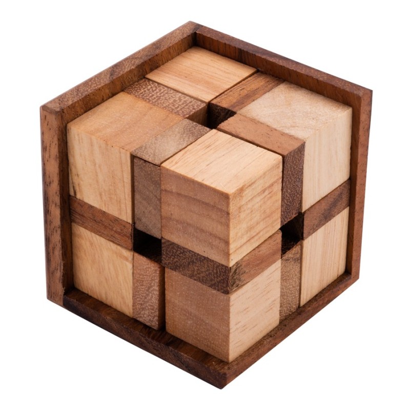 Casse tête Crazy Cube en bois Casse-têtes en bois Engelhart