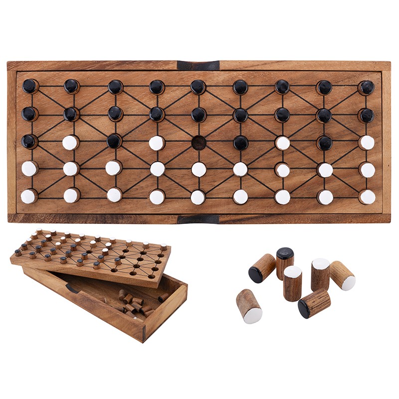 Fanorona jeu de strategie en bois