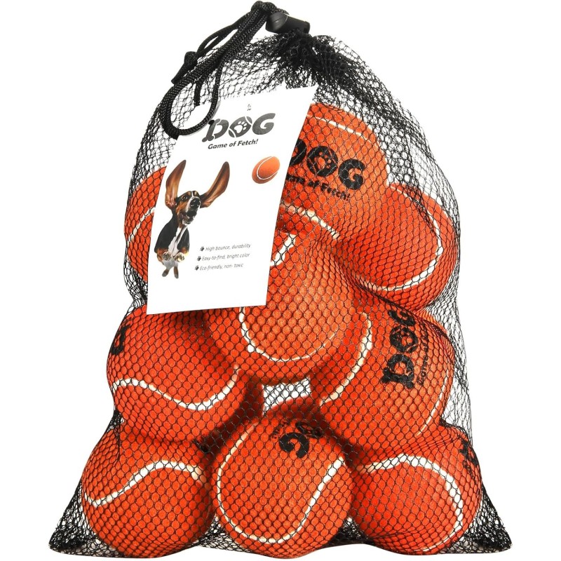 Balle pour chien orange 6